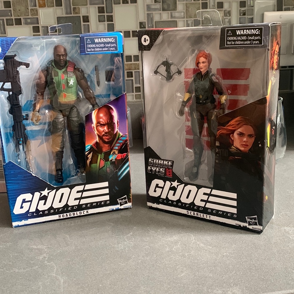 G.I.Joe x2 classified series Scarlett,road block
